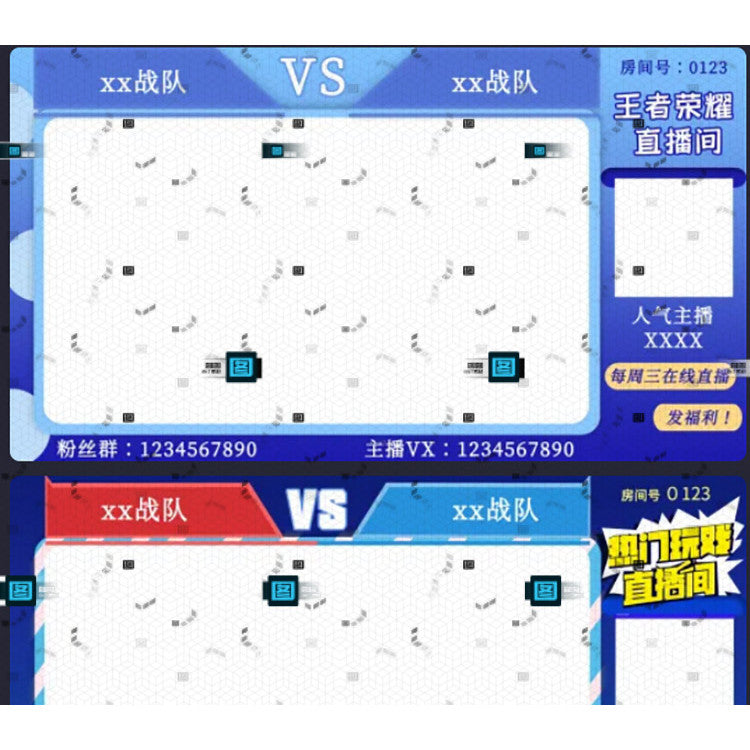 📱 Mobile Gaming Overlay for MLBB / LoL – Stream Border Design Template [MICHIGO STUDIO]