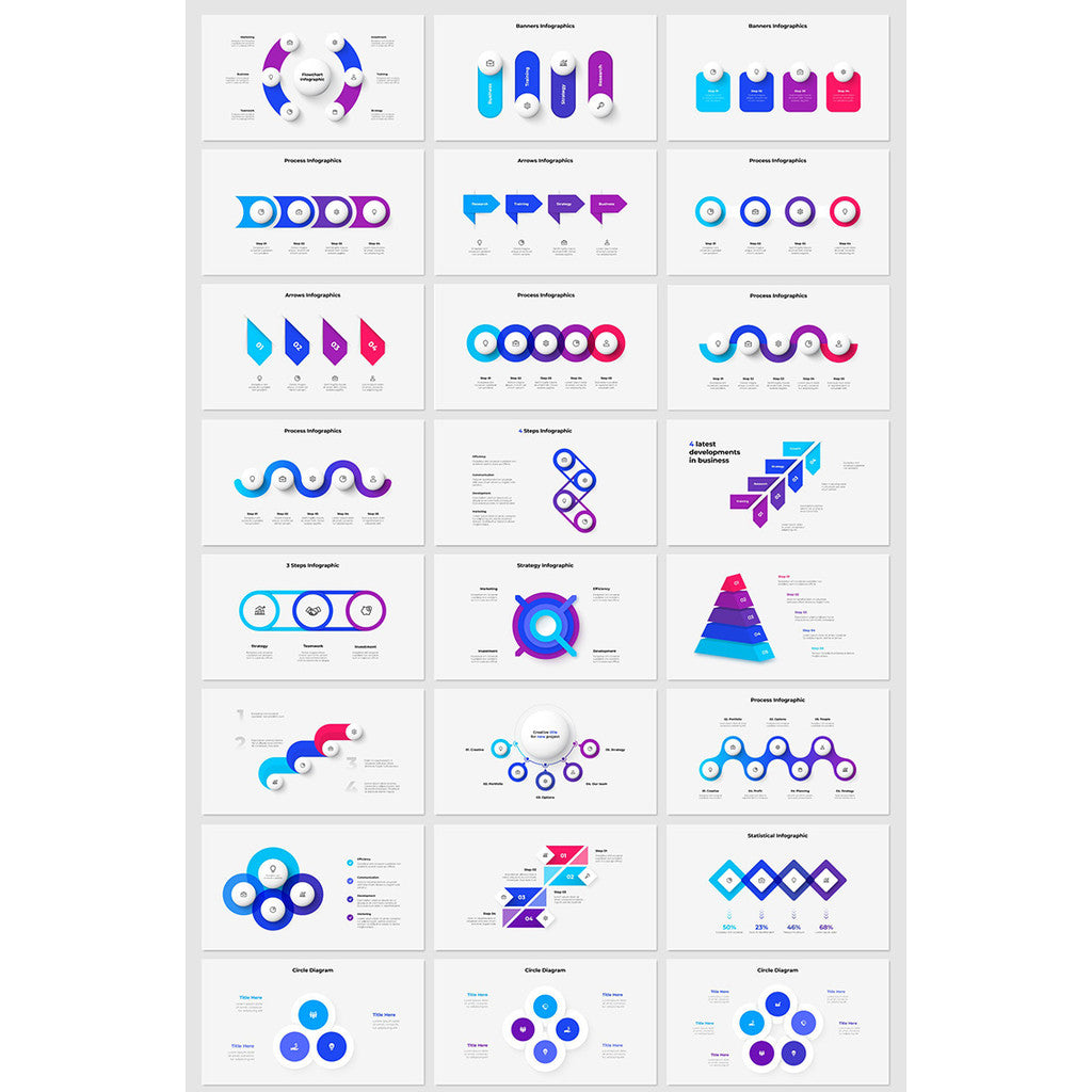 POWERPOINT 265 | 📊 Animated Charts Logic Mind Map Technology Data Visualization