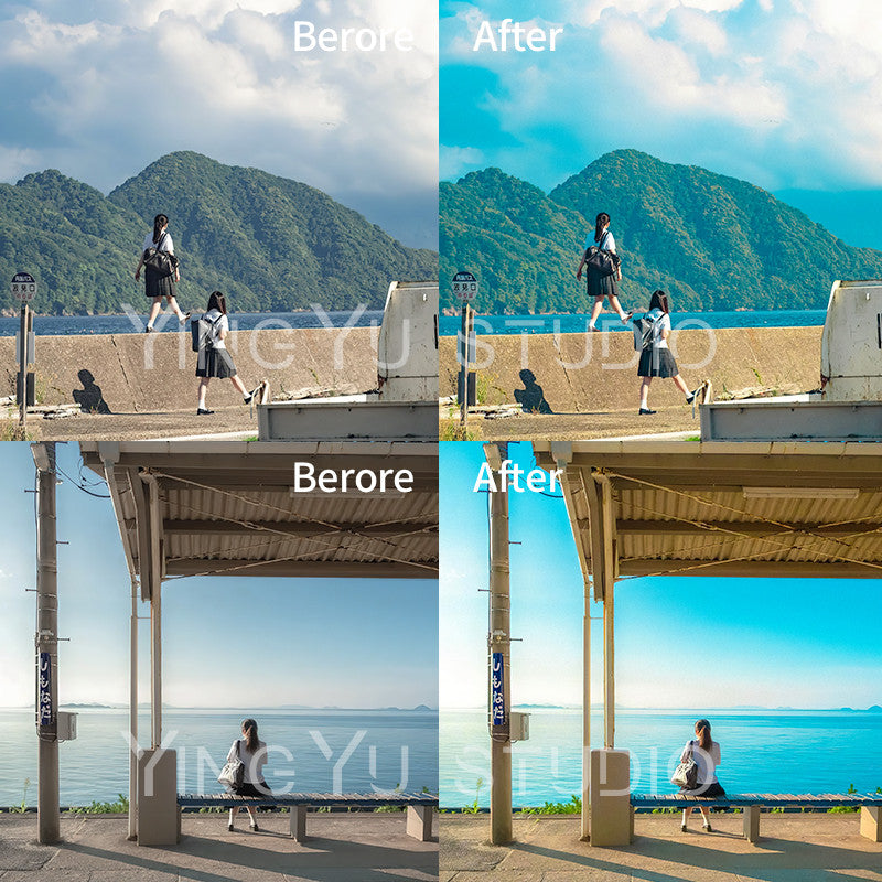 📸 Hayao Miyazaki Anime Japanese Kids - Lightroom Preset (Outdoor Sky, PS, Capcut)