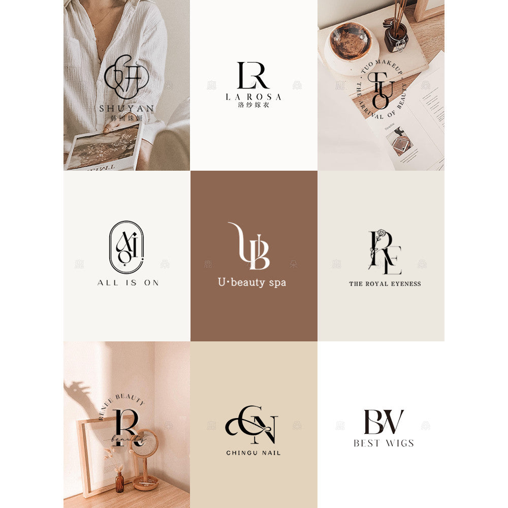 🎨 LOGO DESIGN | Minimalist Premium Letter Logo ✍️ Custom Branding for Beauty Shop & Signboard 💅🏪 [MICHIGO STUDIO]