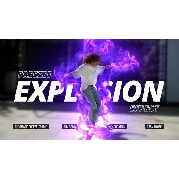 💥 Freezed Explosion Effect | Frame Freeze Fire & Impact FX [MICHIGO STUDIO]
