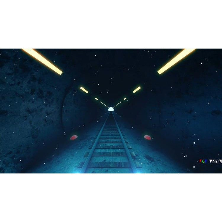 🎥 VJ LOOP | 3D Dynamic Roller Coaster in City Tunnel for Club LED Background 🎢🌃 [MICHIGO STUDIO]
