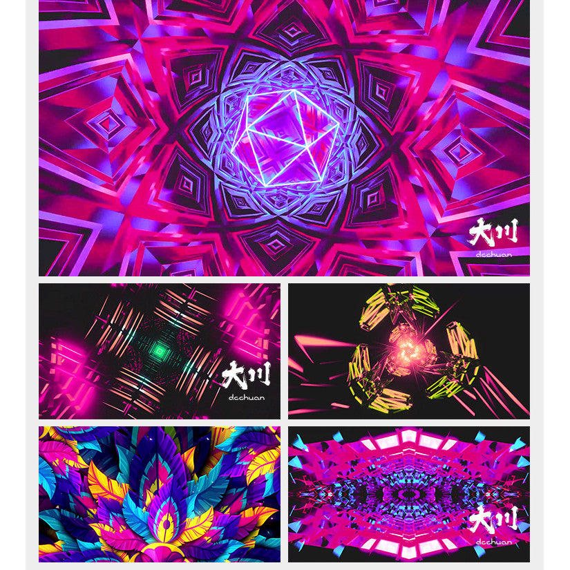 🎥 VJ LOOP | Neon Light Effect Looping Stage Visuals 4K for Bar/KTV 🌈⚡ [ MICHIGO STUDIO ]