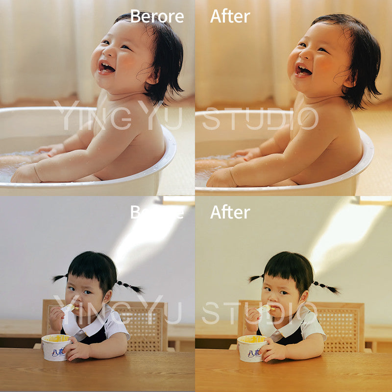 📸 Children's Retro Film - Lightroom Preset (Heart Box, PS, PR, Capcut, DaVinci, Mobile)