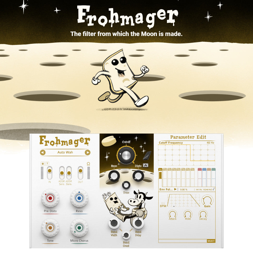 🌀 Frohmager v1.10 | Resonant Low-Pass Filter FX Plugin 🎚️ VST/AU/AAX Win/Mac [MICHIGO STUDIO]