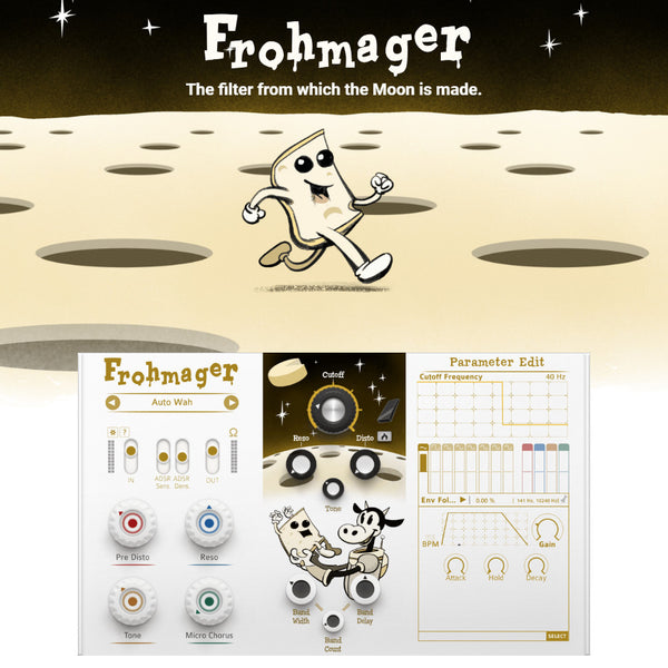 🌀 Frohmager v1.10 | Resonant Low-Pass Filter FX Plugin 🎚️ VST/AU/AAX Win/Mac [MICHIGO STUDIO]
