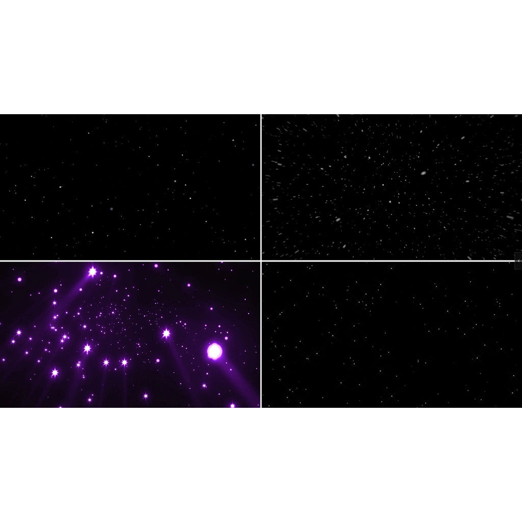 🎥 VJ LOOP | 💫 Romantic Starlight Particles 🌌✨ Galaxy Vibes & Dreamy LED Background [ MICHIGO STUDIO ]