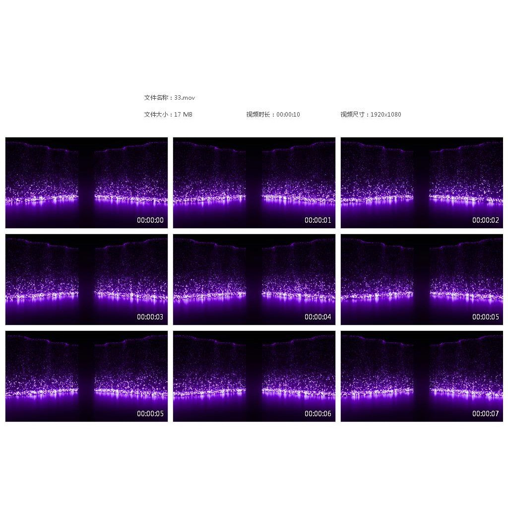 🎥 VJ LOOP | Purple Particle Fountain & Blue Fantasy Lines for Award Stage LED ✨🎇 [MICHIGO STUDIO]