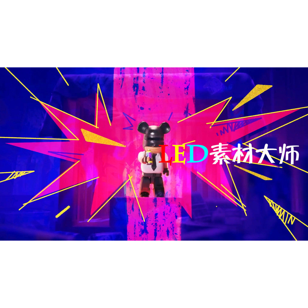 VJ LOOP | 🎧 Hip-Hop Bounce Cartoon Fun Visual – LED Room VJ Background 🧢💫 [MICHIGO STUDIO]
