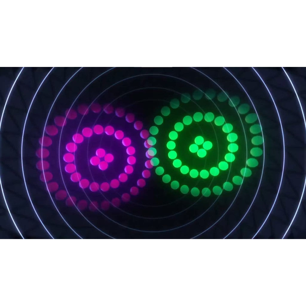 VJ LOOP | 🐭 Cartoon Bounce Mouse Head – Abstract LED Rhythm Visuals 🎵🎥 [MICHIGO STUDIO]