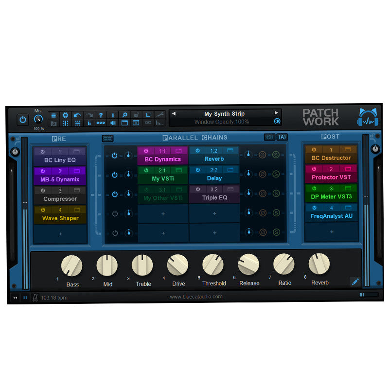 🔗 Blue Cats PatchWork | Plugin Host & Bridging Tool for Win & Mac [MICHIGO STUDIO]
