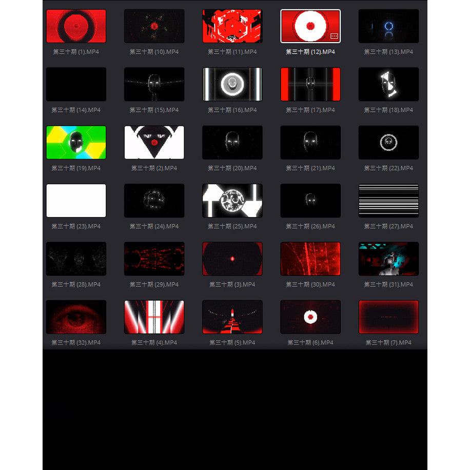 🎥 VJ LOOP | Red & Black Rhythm Flash Explosion LED Stage Visuals [ MICHIGO STUDIO ]
