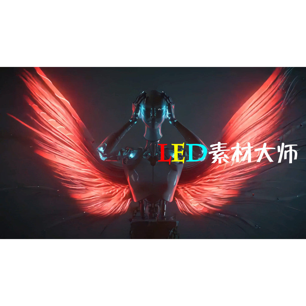 VJ LOOP | 🎛️ Sci-Fi Robot Stage Performance – Music Festival Sound & Light VJ LED 🤖🔊 [MICHIGO STUDIO]