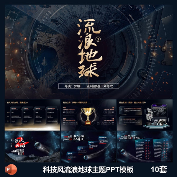 POWERPOINT 102 | 🌍 Flowing Planet Sci-Fi The Wandering Earth 2 Movie Review