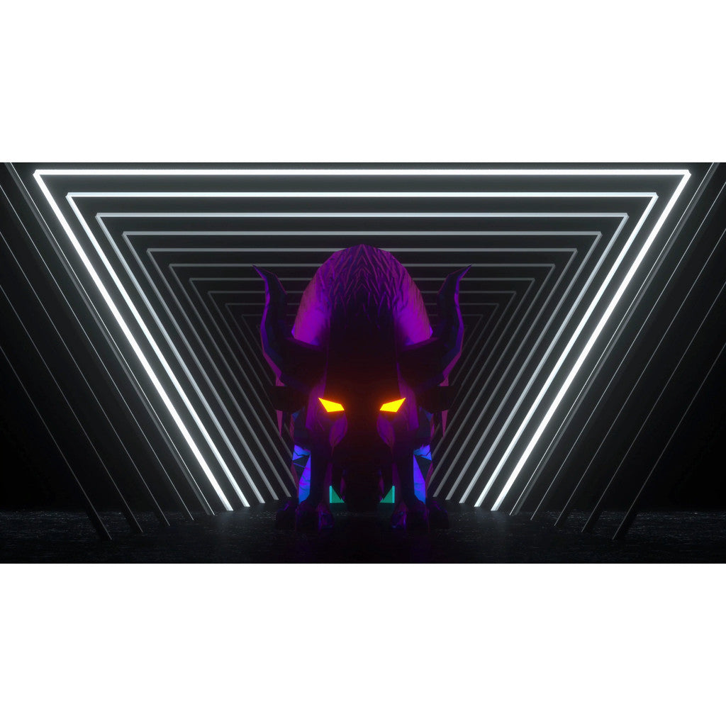🎥 VJ LOOP | 4K Lightning Beast Lion Visual for DJ Club LED Blast Show ⚡🦁 [MICHIGO STUDIO]