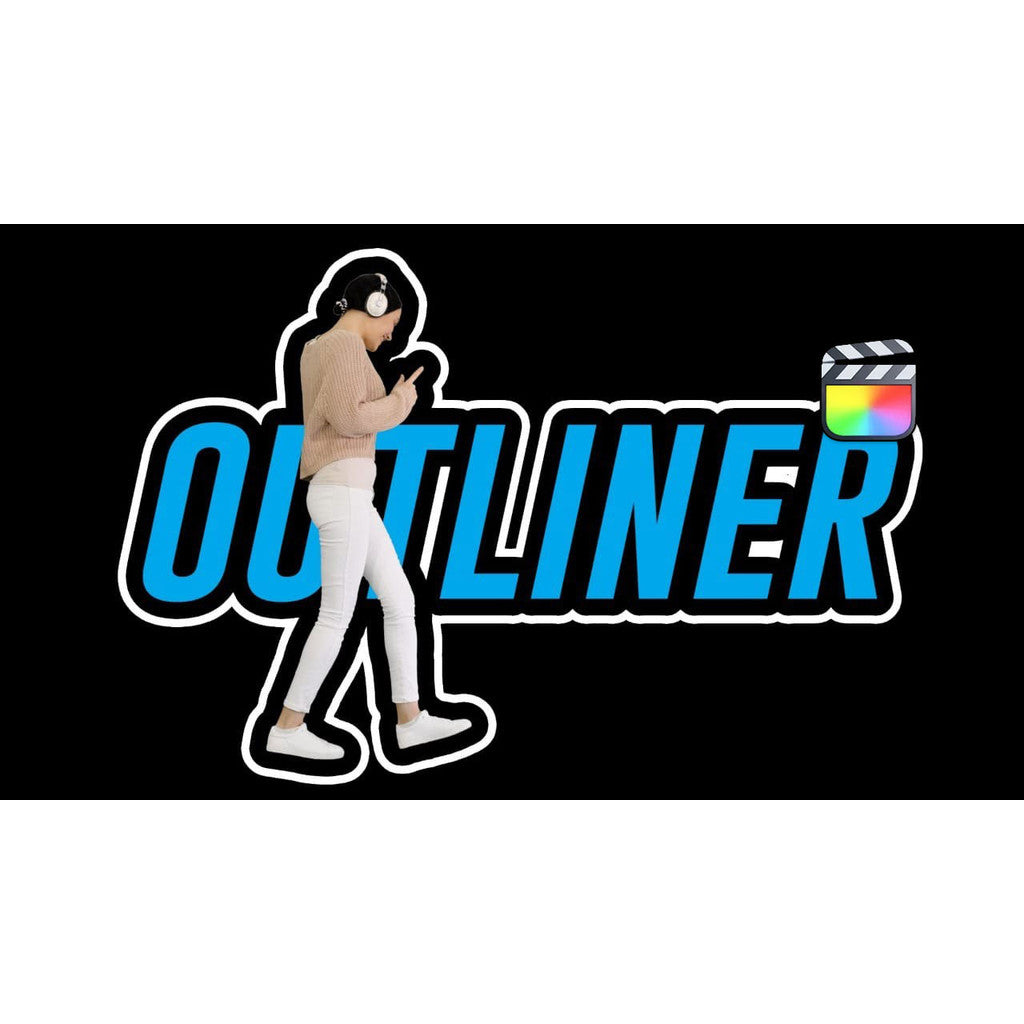 FCPX | ✏️ BretFX Outline Lite – Subtitle & Character Outline Effect Plugin White Border for Final Cut [MICHIGO STUDIO]