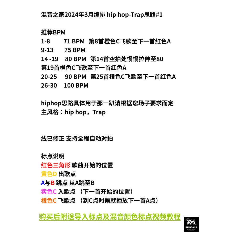 March 2024 Hiphop DJ Set 🎤 Bar Flow | Cue Points [MICHIGO STUDIO]