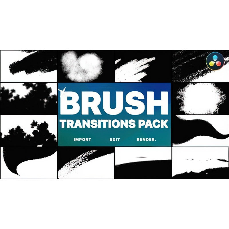 🖌️ Hand-Drawn Brush | Cartoon Ink Animation Transitions [MICHIGO STUDIO]