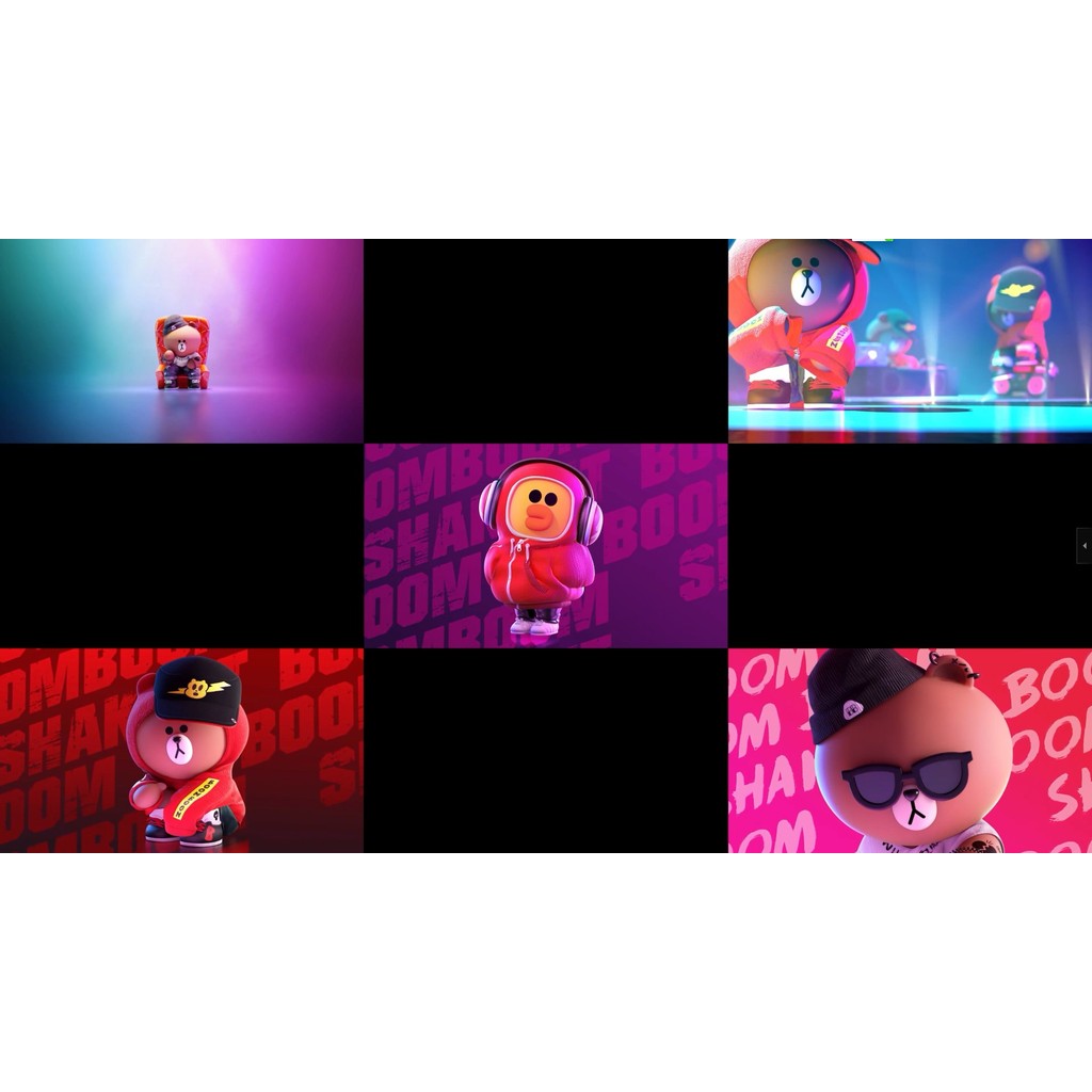 🎥 VJ LOOP | 🐻 Brown Bear 🧸 Cute Bounce Animation for Bar LED Visual Background 🎉 [ MICHIGO STUDIO ]