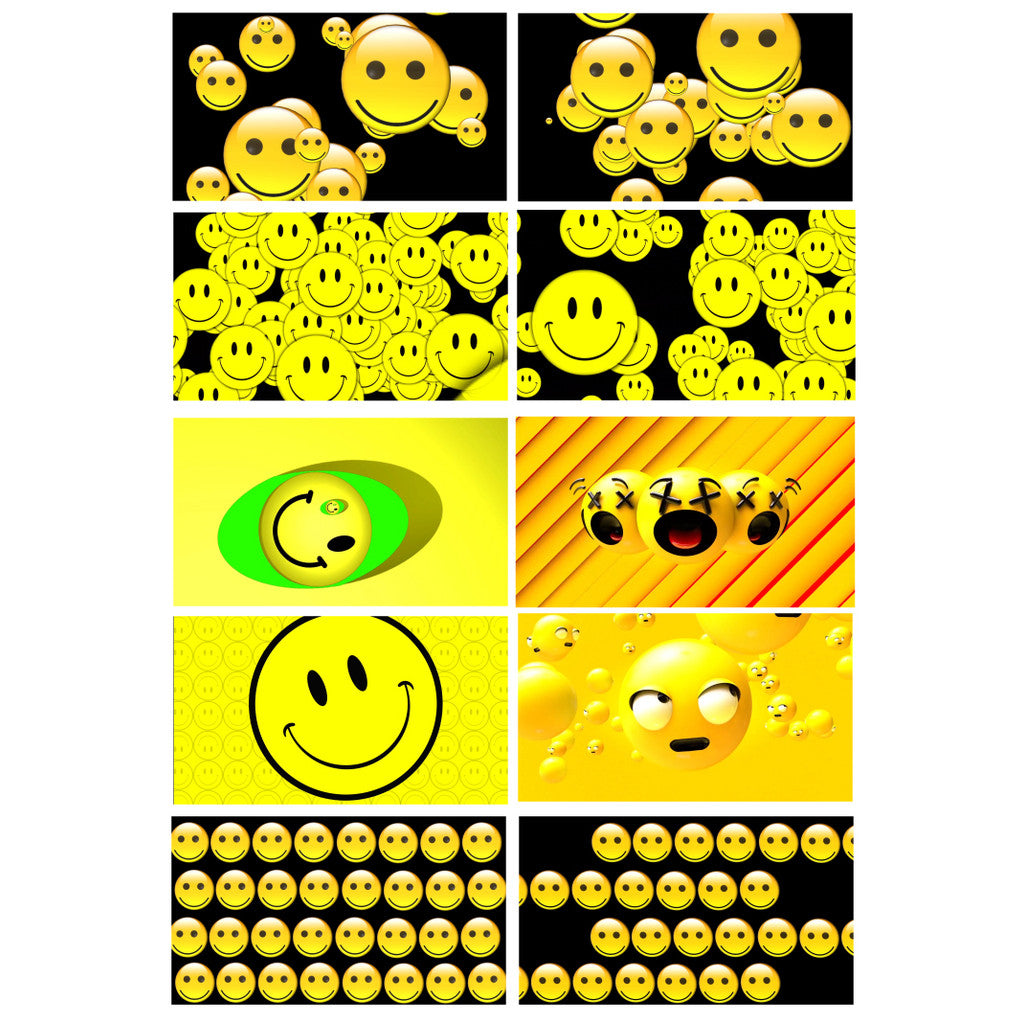 🎥 VJ LOOP | Bounce Cartoon Emoji Smiley Face VJ Visuals for Club & KTV 😊💛🎥 [ MICHIGO STUDIO ]