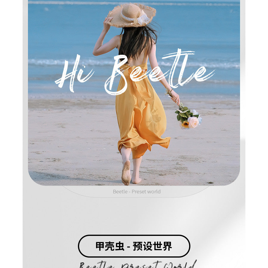📸 LIGHTROOM PRESET | Pixelcake Seaside Landscape Portrait Filter Material Password Tone Preset | MICHIGO STUDIO