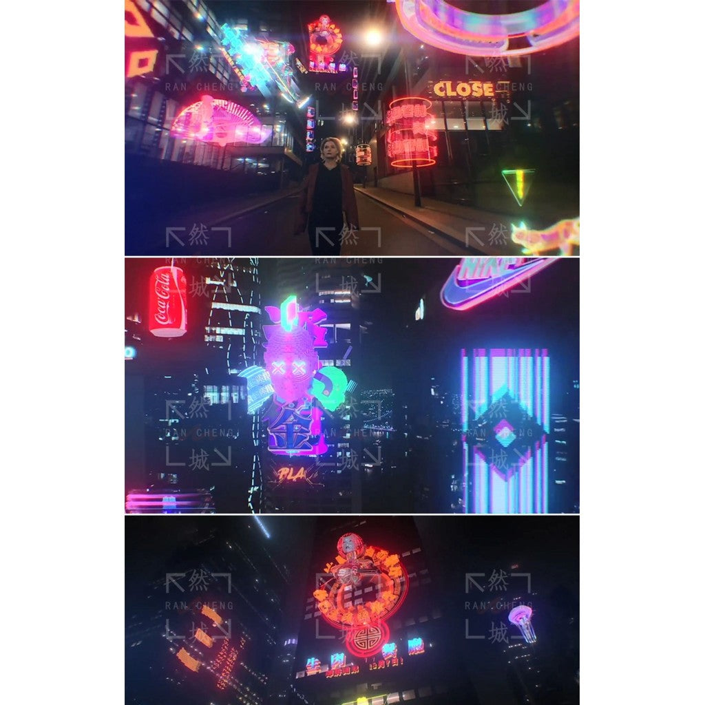 🎥 VJ ELEMENTS | 251 Futuristic Tech ⚡ Cyberpunk Glowing Graphics ✨ 4K Video Assets with Alpha Channel [ MICHIGO STUDIO