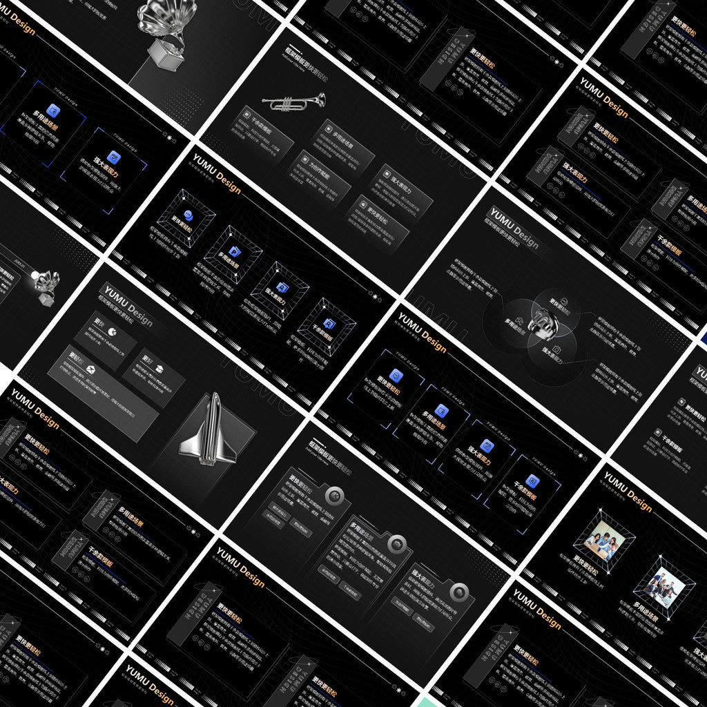 POWERPOINT TEMPLATE 30 | 🧩 150 Pages 3D Character Structure Diagram Editable Creative Layout PPT Template