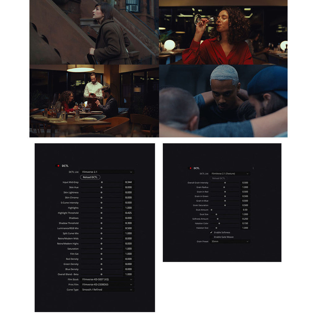 🎨 Plugin | DaVinci DCTL – Filmverse Full Pro v2.1 Film Emulation Color Grading Node [MICHIGO STUDIO]