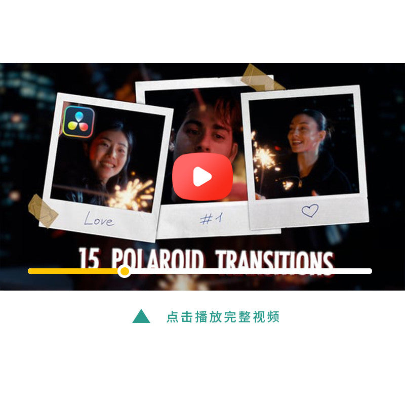 📸 Polaroid Transitions | Dynamic Photo Album Slide FX [MICHIGO STUDIO]