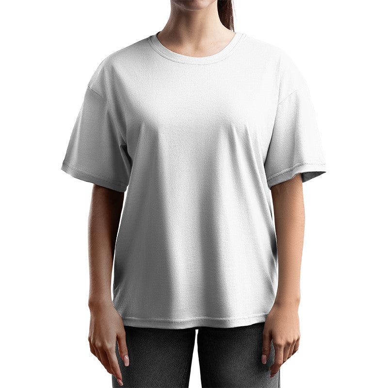 🎨 PSD TEMPLATE | Women's Oversize T-Shirt Print Mockup Smart PSD [MICHIGO STUDIO]
