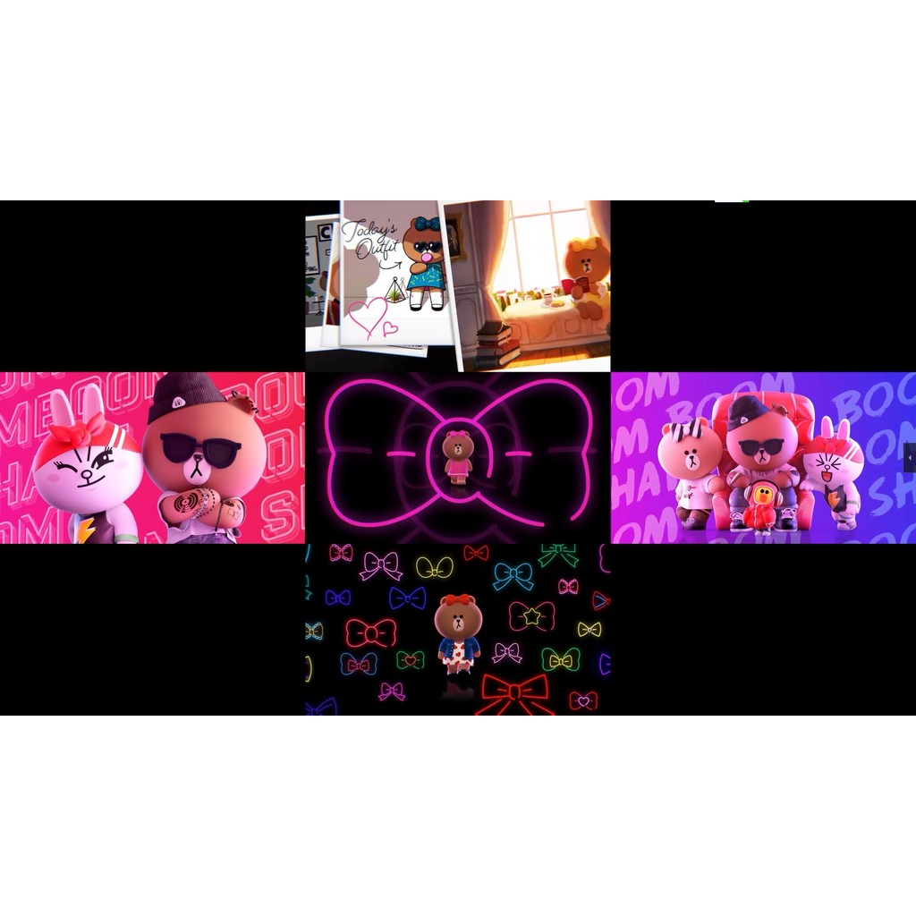 🎥 VJ LOOP | 🐻 Brown Bear 🧸 Cute Bounce Animation for Bar LED Visual Background 🎉 [ MICHIGO STUDIO ]