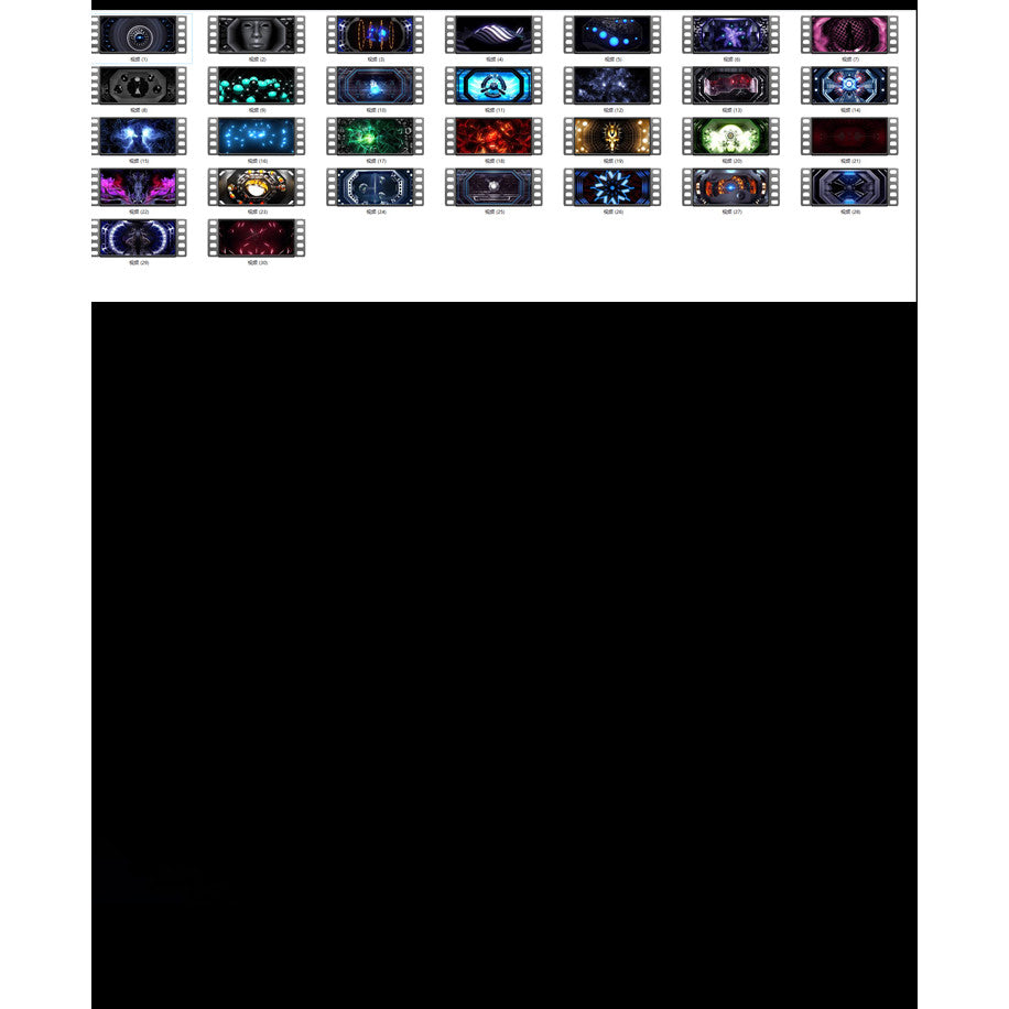 🎥 VJ LOOP | 30x Mechanical Widescreen Canopy Welcome LED Stage Background 🎛️🖥️🎭 [ MICHIGO STUDIO ]