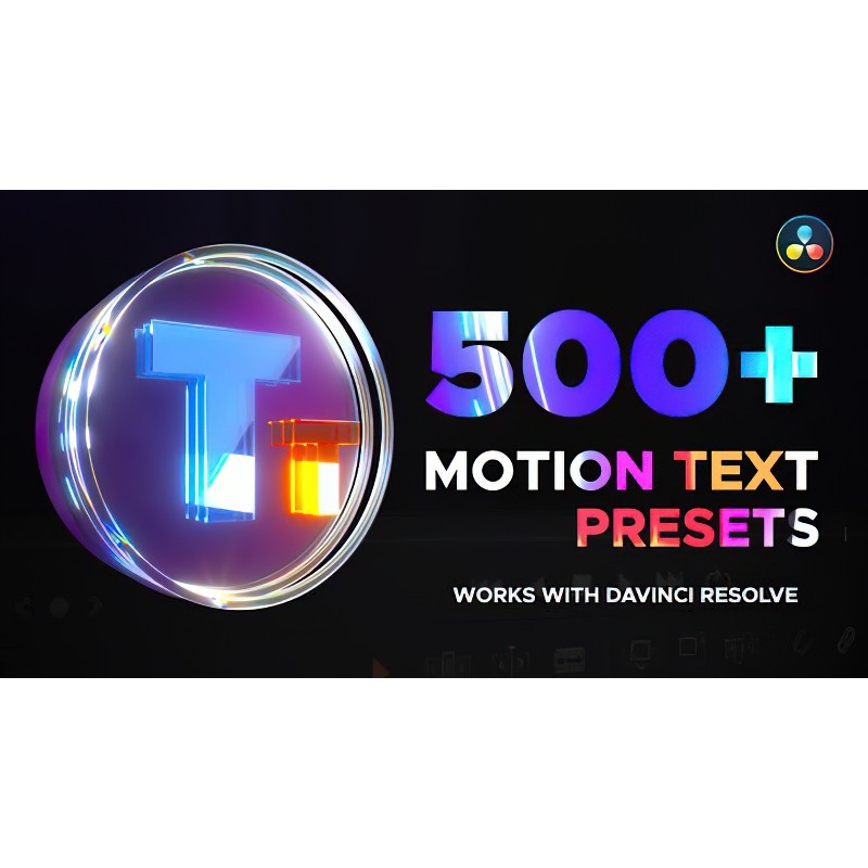 721 🎨 DaVinci Resolve | 500 Subtitle & Title Effects – Erase, Stretch, Zoom, Rotate, Fade, Bounce [MICHIGO STUDIO]