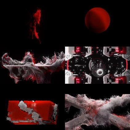 🎥 VJ LOOP | Particle Explosion Dancer Male & Female Stage LED Background 💃✨ [ MICHIGO STUDIO ]