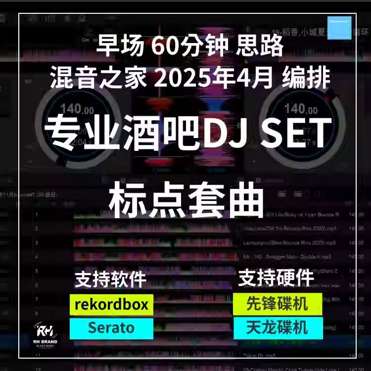 April 2025 Early Bar DJ Set 🎧 60min Light Mix [MICHIGO STUDIO]