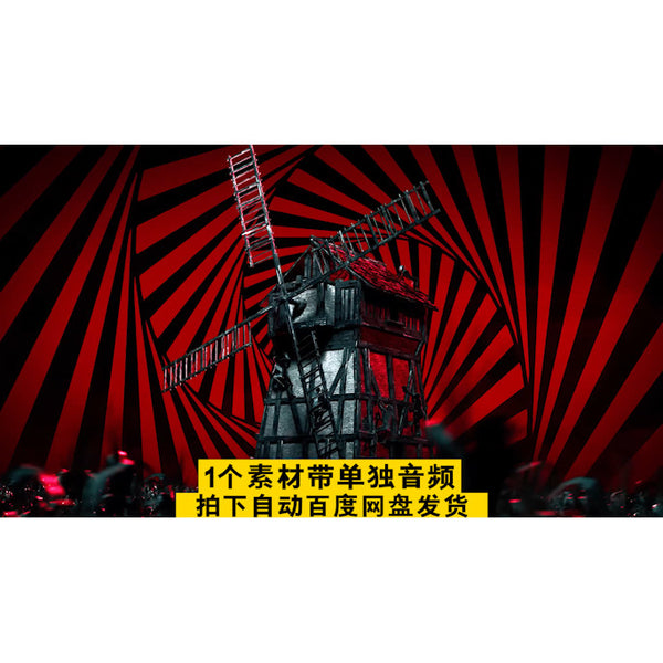 VJ LOOP | 🧛 Rezz Halloween Dark Opener VJ LED Stage Background Video for Clubs [ MICHIGO STUDIO ]