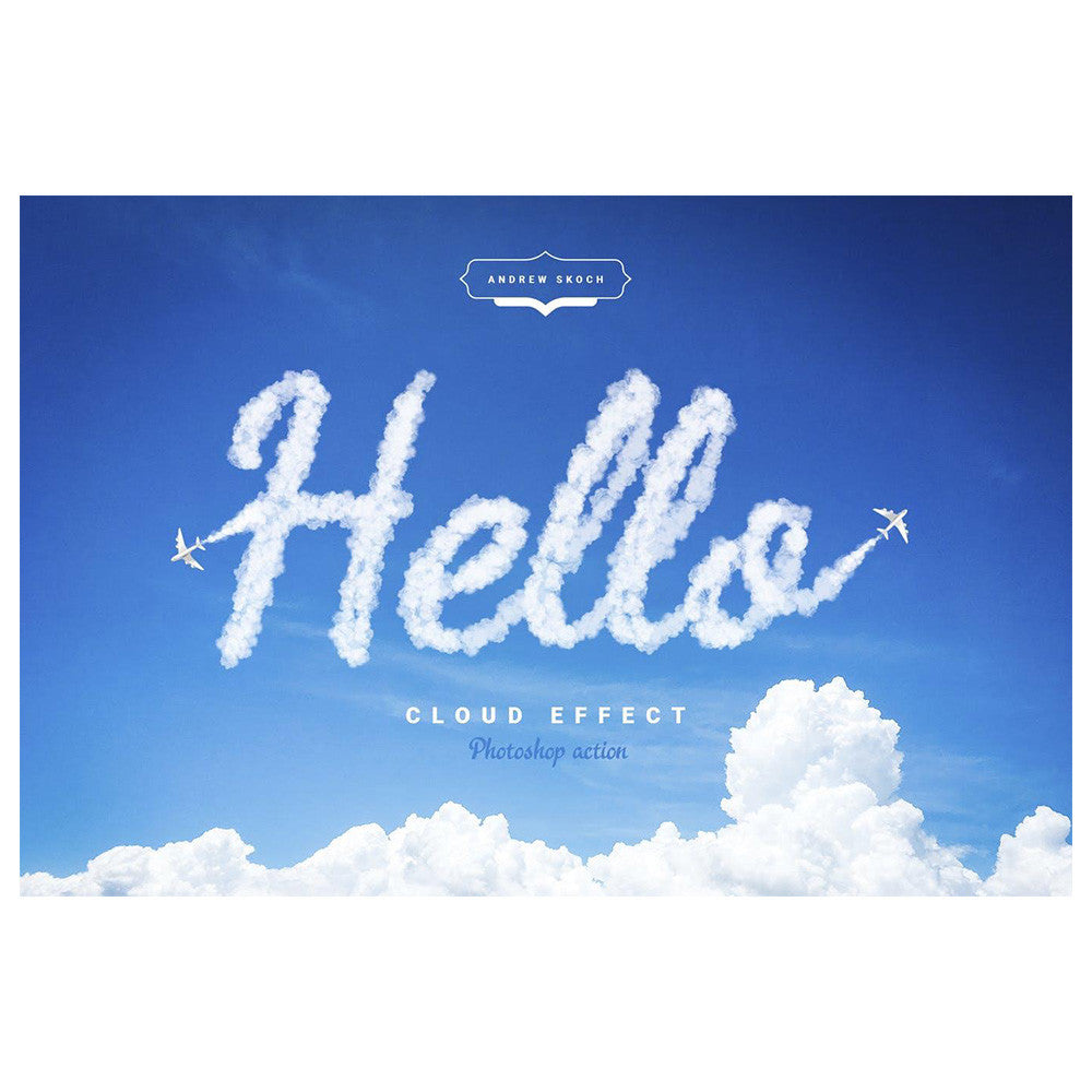🎨 PSD TEMPLATE | Cloud Effect Text Preset Smoke Generator PSD [MICHIGO STUDIO]