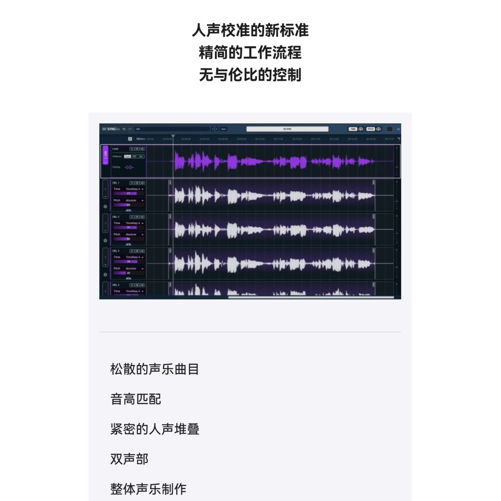 🎼 Sync VX | Vocal Timing & Harmony Alignment Plugin 🎙️ Win/Mac [MICHIGO STUDIO]