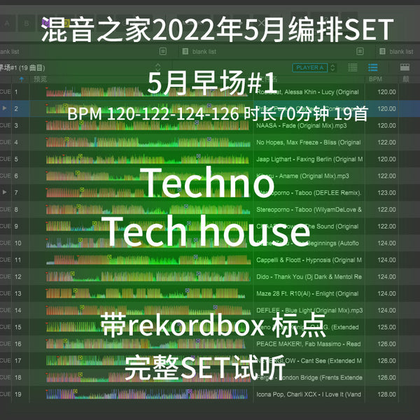 May 2022 Techno DJ Set ⚙️ Early Bar Flow [MICHIGO STUDIO]