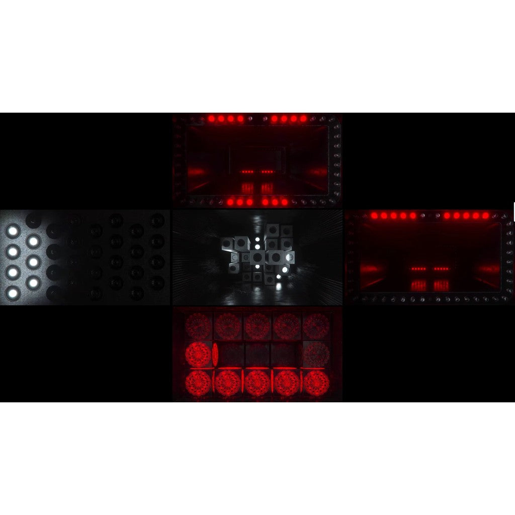 🎥 VJ LOOP | 🔴⚪ 4K Red & White Industrial Lines 🏭 Abstract Motion Visuals 🌐 [ MICHIGO STUDIO ]