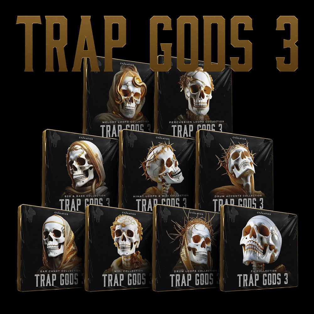 Sample Pack | Cymatics TRAP GODS 3 ⚡ Hard Trap, Rap, Hip Hop Sounds [MICHIGO STUDIO]