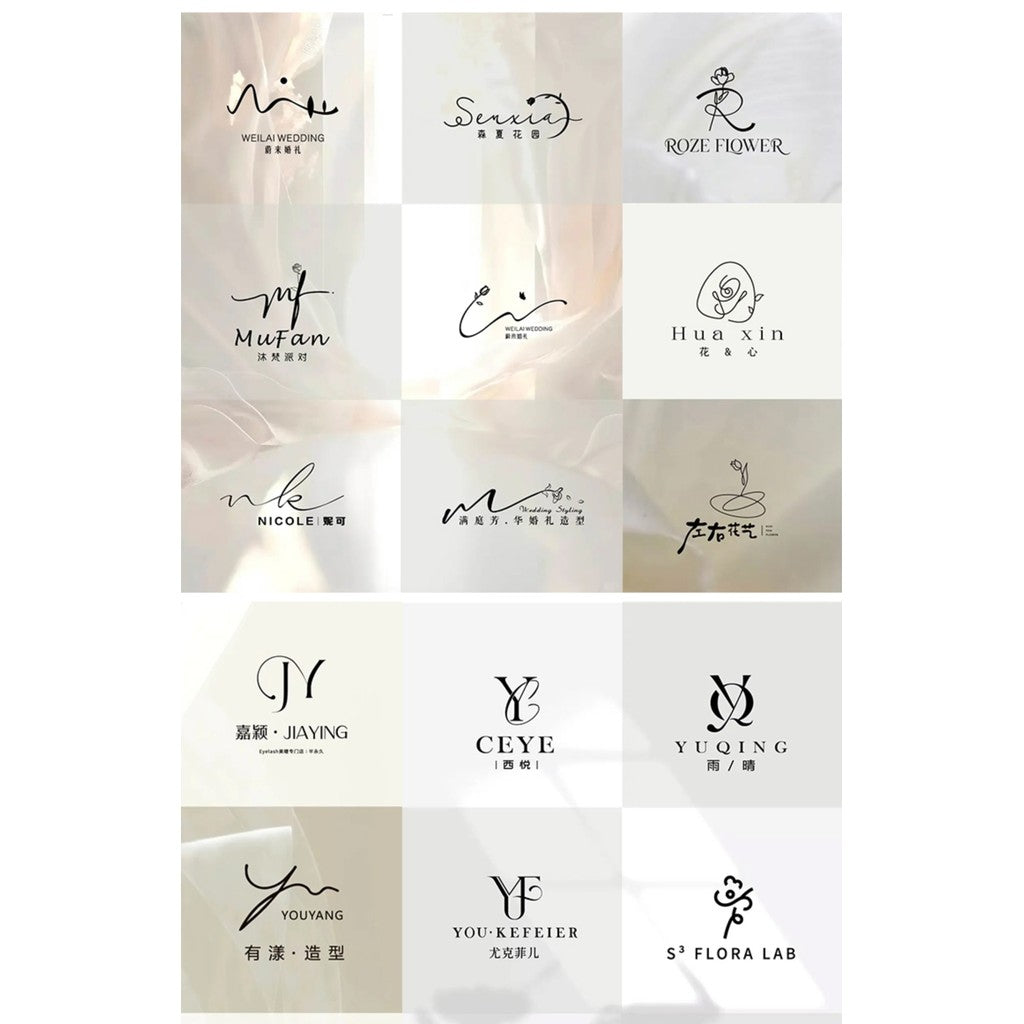 🎨 LOGO DESIGN | Premium Letter Logo ✍️ Elegant Brand Name & Icon for Shop, Wedding, Company 💼💍 [MICHIGO STUDIO]