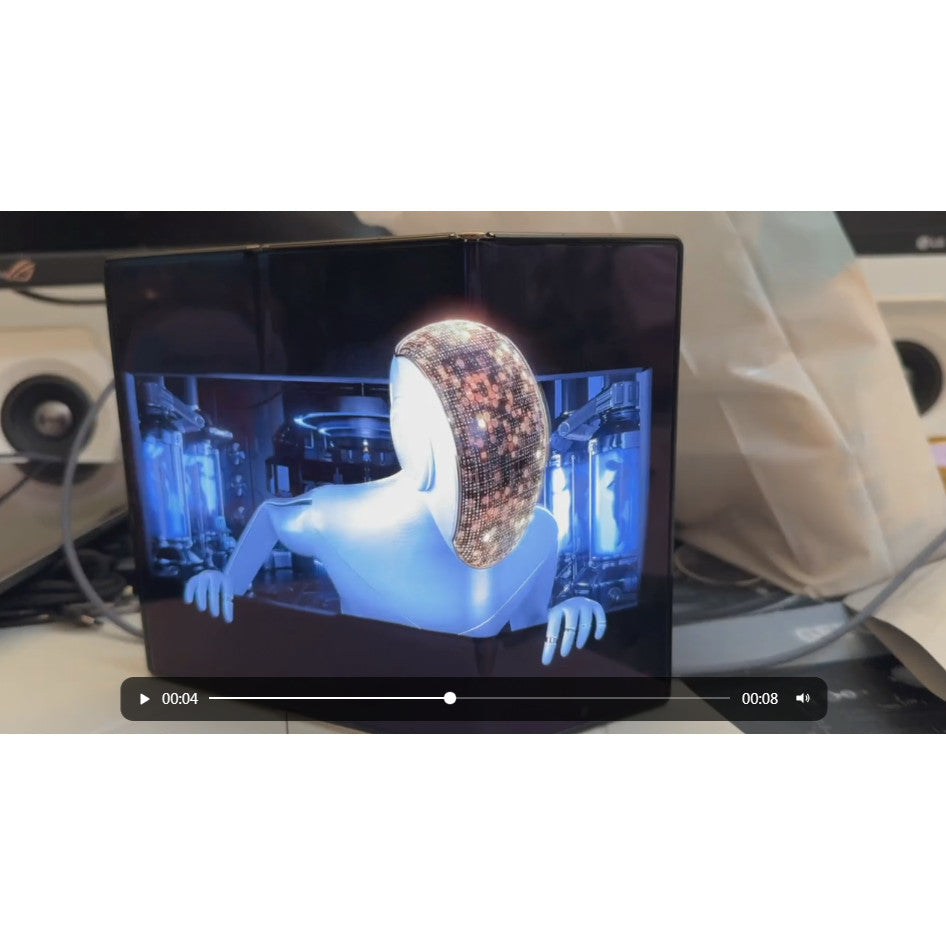 🎥 VJ LOOP | Naked Eye 3D Robot for Plaza & Nightclub LED Display 🤖🎛️ [MICHIGO STUDIO]