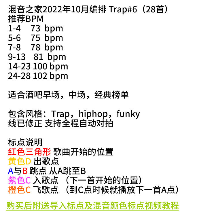 October 2022 Hiphop Trap DJ Set 🎤 Bar Opening Flow | Cue Mapped [MICHIGO STUDIO]