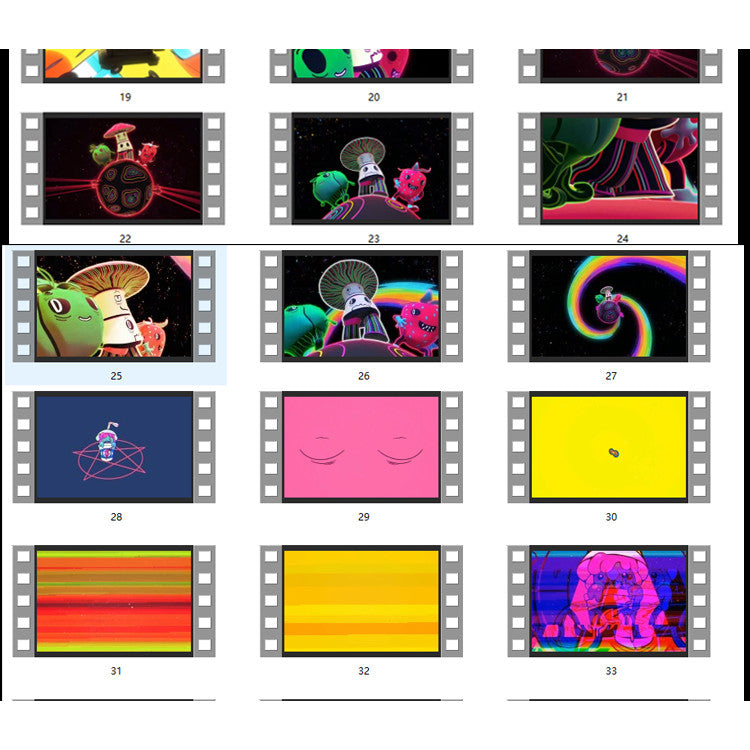 🎥 VJ LOOP | Bounce Smiley Cartoon Lips – Club & KTV LED Rhythm Visual 😎💋🎧 [ MICHIGO STUDIO ]