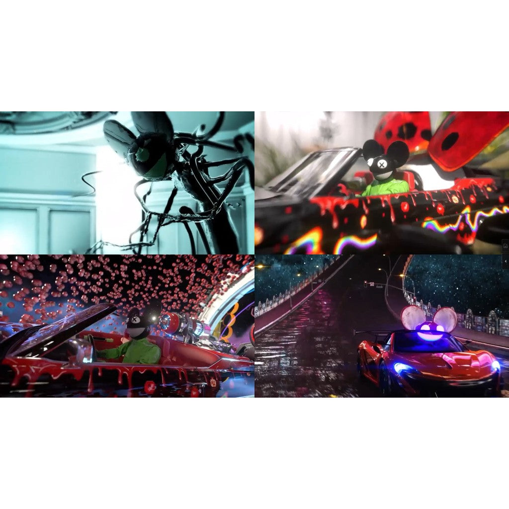 🎥 VJ LOOP | DJ Mouse Head Rhythm LED Background for Club 🎧🐭🎶 [ MICHIGO STUDIO ]
