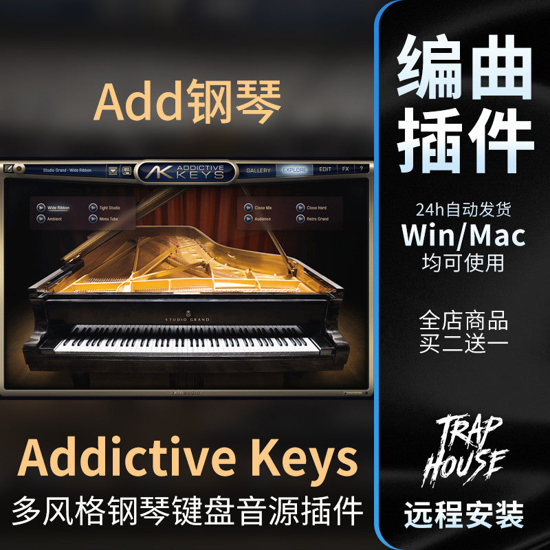 🎹 Addictive Keys | Piano Sound Library & Keyboard Synth Plugin for Modern Music Production [MICHIGO STUDIO]
