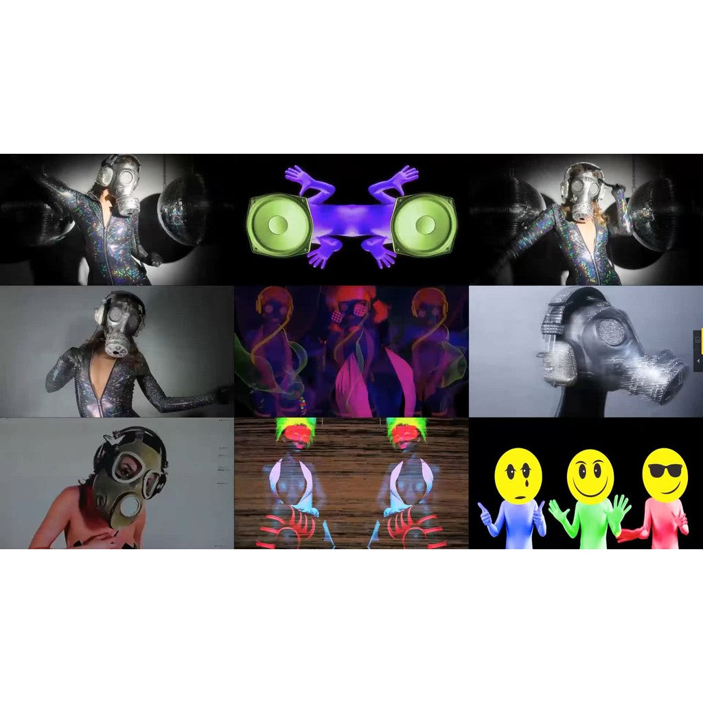 🎥 VJ LOOP | 🎵 Bounce HipHop Cartoon Animation 💫 LED Rhythm Background 🔊 [ MICHIGO STUDIO ]