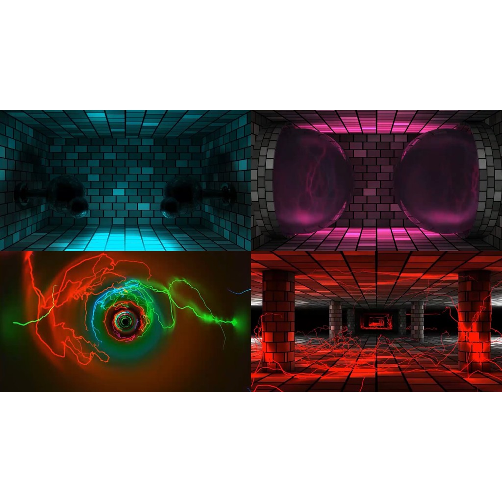 🎥 VJ LOOP | 3D Abstract Rhythm Lines for Club LED Visual Background 🔷📈🎵 [ MICHIGO STUDIO ]