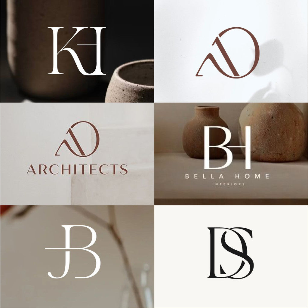 🎨 LOGO DESIGN | Custom Lettermark ✍️ English Logo for Beauty Brand, Wedding, Flower Shop 💐💅 [MICHIGO STUDIO]